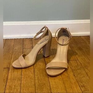 Just fab  Tan Block Heel Sandals 3” heel
